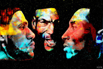 3kings Art Lebron James Kobe Bryant Michael