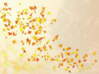 X Autumn Leaves Digital Art Wallpaper