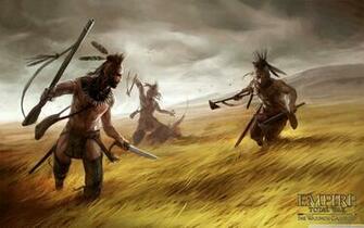 Empire Total War The Warpath Campaign Artwork Attacking Indians