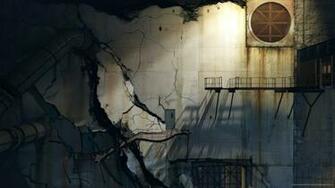 Portal Cracked Wall Picture