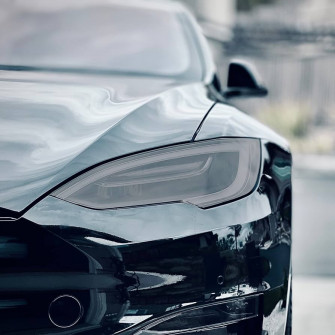 Amazon Headlights Smoke Tint Ppf For Tesla Model S Light