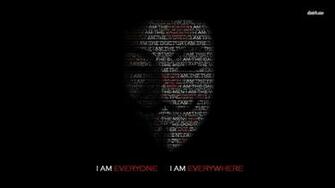 Anonymous Wallpaper Typography