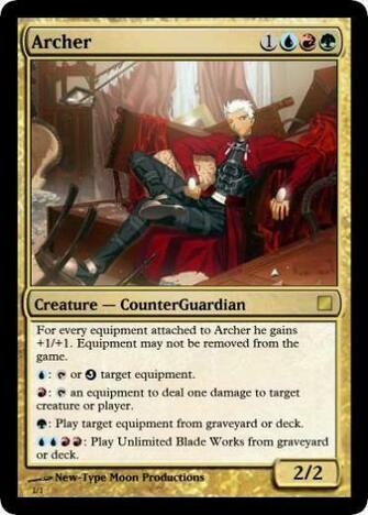 Mtg Archer Fate Stay Night By Lastduo337