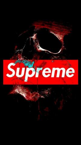 Supreme Dead Wallpaper iPhone