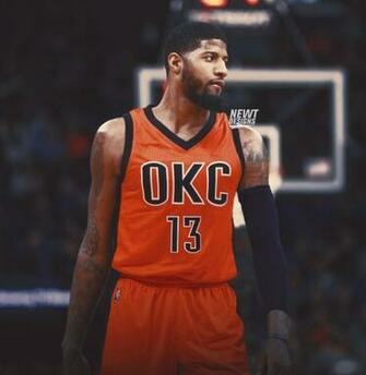 Paul George Jersey Swap Oklahoma City Thunder By Newtdesigns