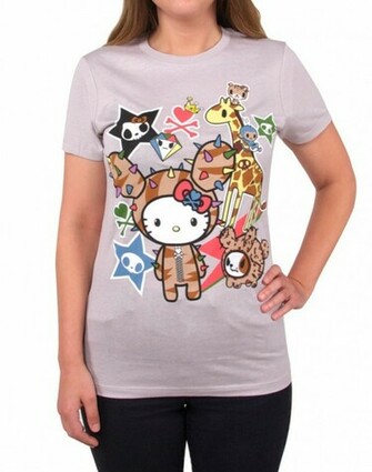 Tokidoki X Hello Kitty Safari Tee