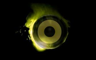 Yellow And Black Target Illustration Music Aimp Life Ukf Drum