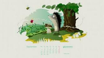 Calendars Wallpaper September Listen Closer The Mushrooms Are