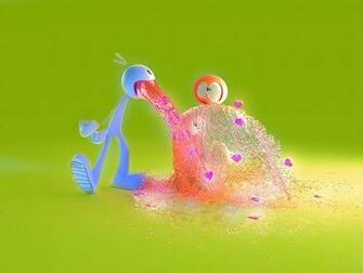 Cartoon Heart Animation HD Wallpaper Only