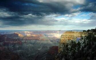 Landscapes Canyon Cliff Grand Angels Window Wallpaper