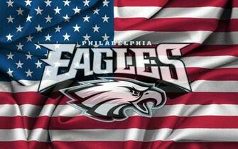 Philadelphia Eagles Logo On Usa Flag Windy S Wide Nfl