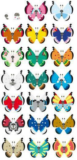 Scatterbug Spewpa And Vivillon Base By Selenaede