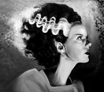 Bride Of Frankenstein By Gerardtorbitt