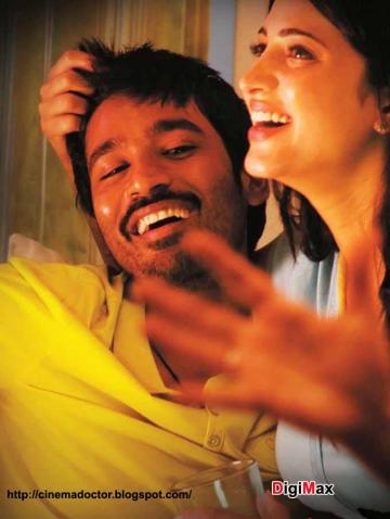Cinema Doctor Dhanush And Shruti Haasan In Tamil Movie