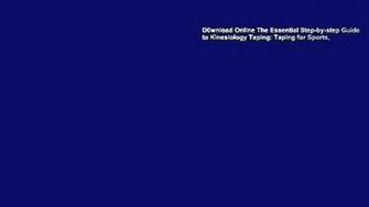 D0wnload Online The Essential Step By Guide To Kinesiology
