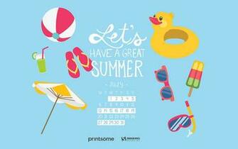 Desktop Wallpaper Calendars July