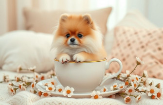 Teacup Pomeranian Wallpaper