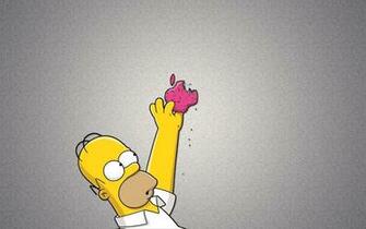 Homer Apple Wallpaper