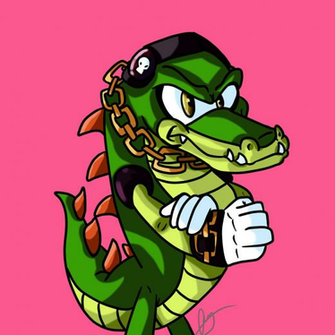 Vector The Crocodile Plush Sonic Challange By