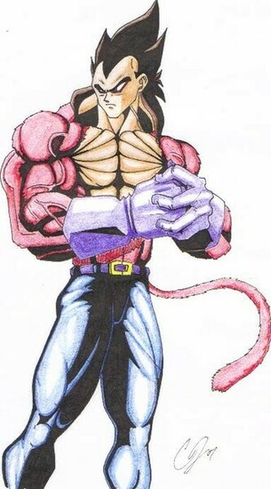 Ss4 Vegeta By Chris Jones