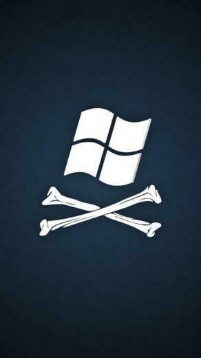 Funny Pirate Flag Microsoft Best iPhone 5s Wallpaper