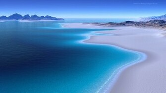 Serene Beach Desktop Wallpaper