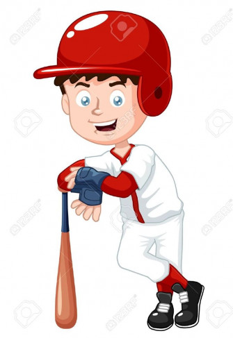 Cartoon Baseball Art