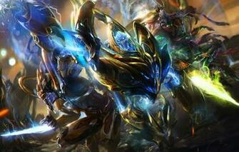 Wallpaper Fantasy Art Warrior Protoss Starcraft