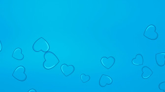 Valentines Blue Heart Background Effect Footagecrate Fx