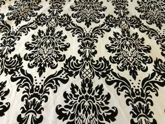 Black And White Vintage Wallpaper Taffeta
