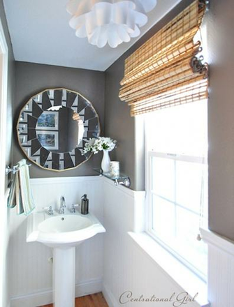 Ideas Bead Board Wallpaper In Powder Bath From Centsational Girl