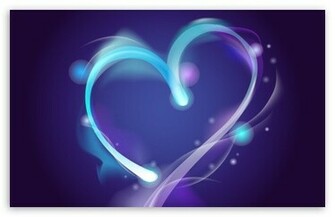 Blue Heart Wallpaper