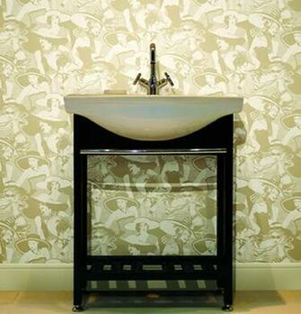 Wallcoverings For Less Bathroom Wallcovering