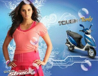 Sania Mirza Tough And Trendy Wallpaper