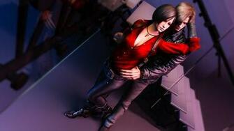 Wallpaper Resident Evil Ada Wong Leon S