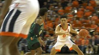 Without Ty Jerome No Uva Basketball Beats Miami Wvir