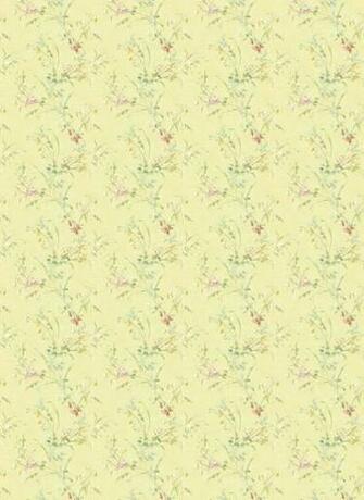 Can Yellow Dollhouse Wallpaper