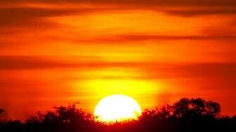 African Sunset Wallpaper