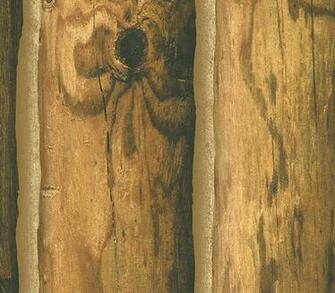 Interior Place Cedar Faux Log Cabin Wallpaper Cad