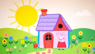 Peppa Pig House Wallpaper