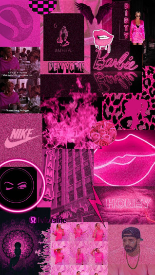 Neon Pink Aesthetic Wallpaper
