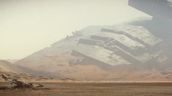 Star Wars Episode The Force Awakens Destroyed Destroyer