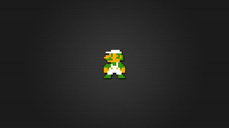 Luigi 8bit Wallpaper HD By Lachriz Fan Art Games