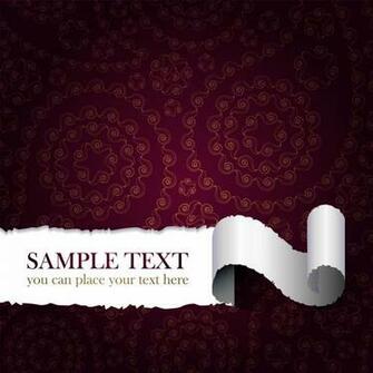 Retro Wallpaper Tear Marks Vector Vectors Design
