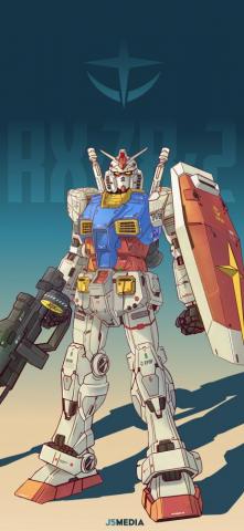 I Turned My Rx Drawing Into A Phone Wallpaper R Gundam