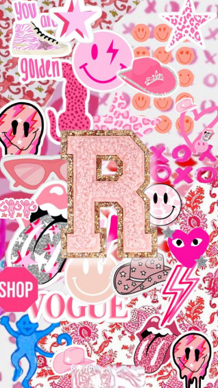 Preppy Collage Wallpaper R Intial Stoney Clover Ln Patch iPhone