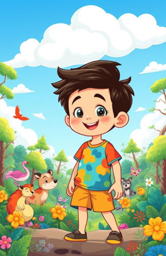 Cartoon Boy Wallpaper