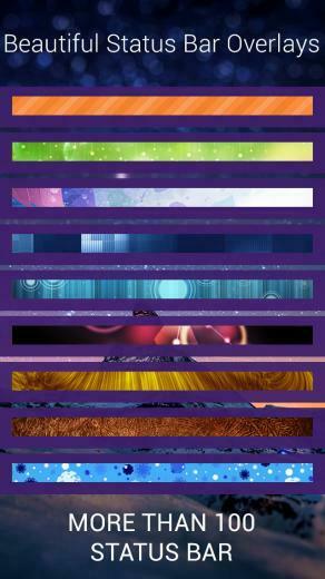 Status Bar Plus Custom Top Overlays For Your Cool Wallpaper
