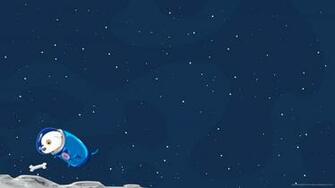 HD Dog In Space Wallpaper