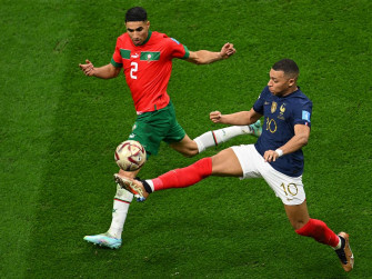 World Cup Great Friends Achraf Hakimi And Kylian Mbappe